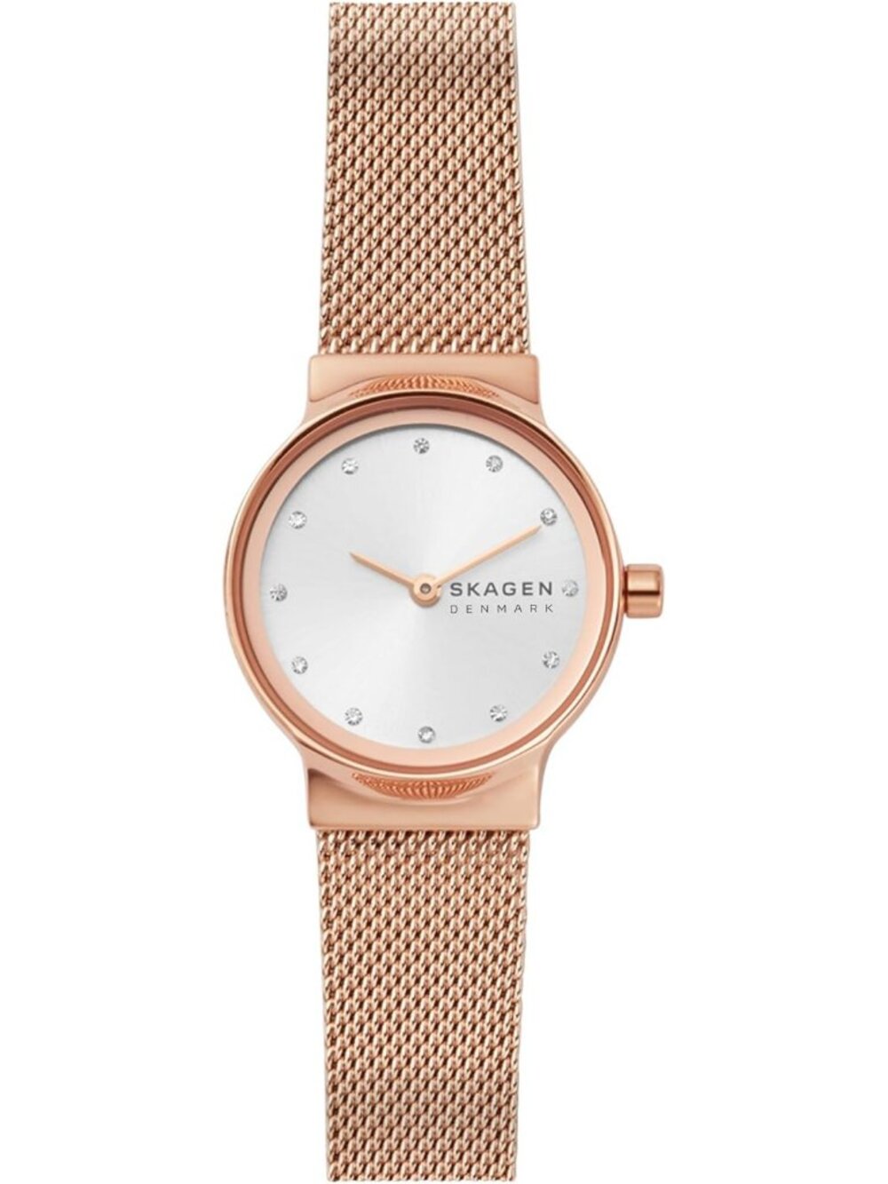 Women's Rose Gold Mesh Stainless Steel Adjustable Strap Dress Quartz Wrist Watch